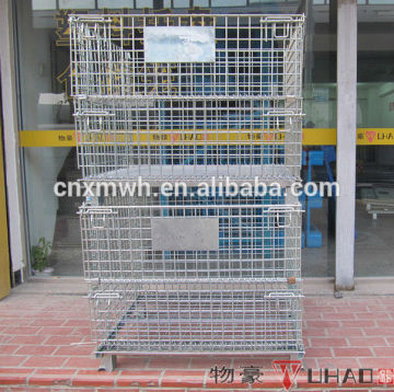 Stackable metal transport crate