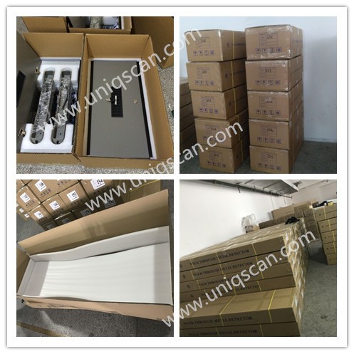 UNIQSCAN UM700 24 Zones Walk Through Metal Detector Waterproof Archway Door Frame
