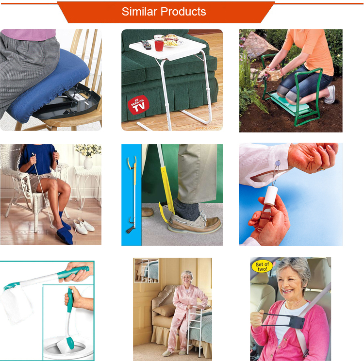 Health Care Living Aid Wire Loop Pull Through Button Hook Zipper Helper Dressing Aid For Disabled Wearing Helps