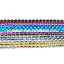 Top Quality Metal Wholesale Ball Chain Colored