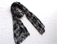 Fashion skull printing scarf