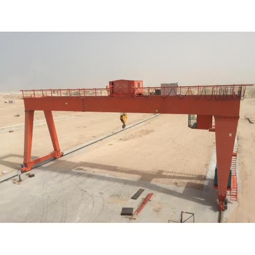 Double beam gantry crane with high work class