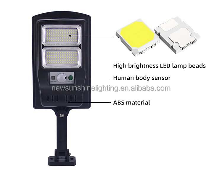 high lumens 120W street lights solar waterproof solar led street lights aluminum alloy IP67 IP65