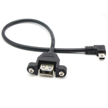 Customized MINI USB to AF OTG Cable