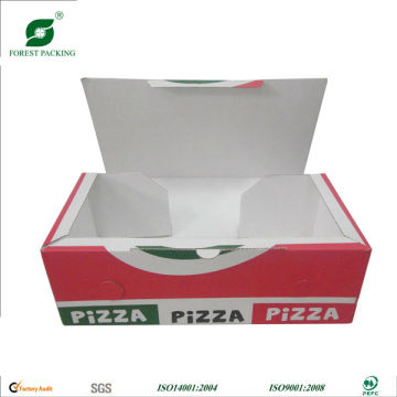WHITE CHEAP PIZZA CORRUGATED BOX