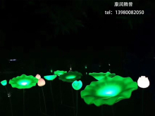 Customized LED Rotational Lotus Lights