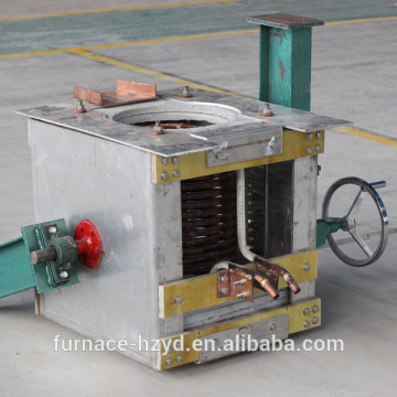100kg aluminum smelting furnace from YINDA induction furnace company