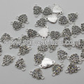 15 * 11MM Antiqued Tibetan Silber Filigran Herz Charms Drop