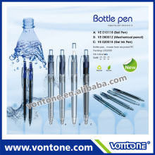 wholesale recycled bottle PET ball point pen bottle pen