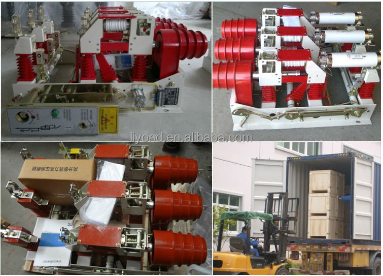 FZN25-12D AC HV high voltage electrical appliance 12kv 24kV 3 Phase switchgear vacuum load break switch