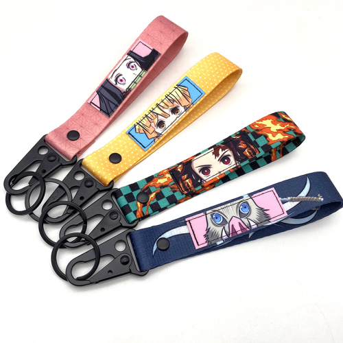 Benutzerdefinierte jdm Anime Fan Dämon Slayer Lanyard Schlüsselbund