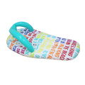 Anpassad uppblåsbar Flip Flop Air Madrass Pool Float