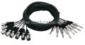 DMB loạt đa kênh giai đoạn rắn cáp Mono Jack để M XLR