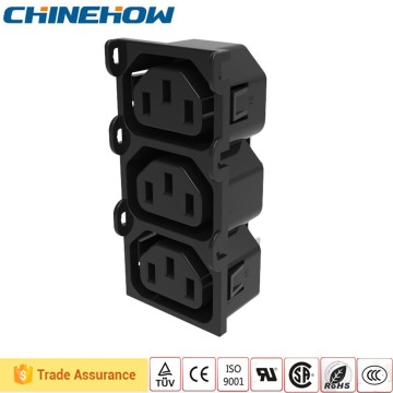 3 Ways Power Socket Outlet,Power Socket Outlet,Rack Mounted PDU socket