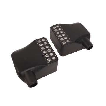 LED Side View Mirror with Integrated Lights and Turn Signals