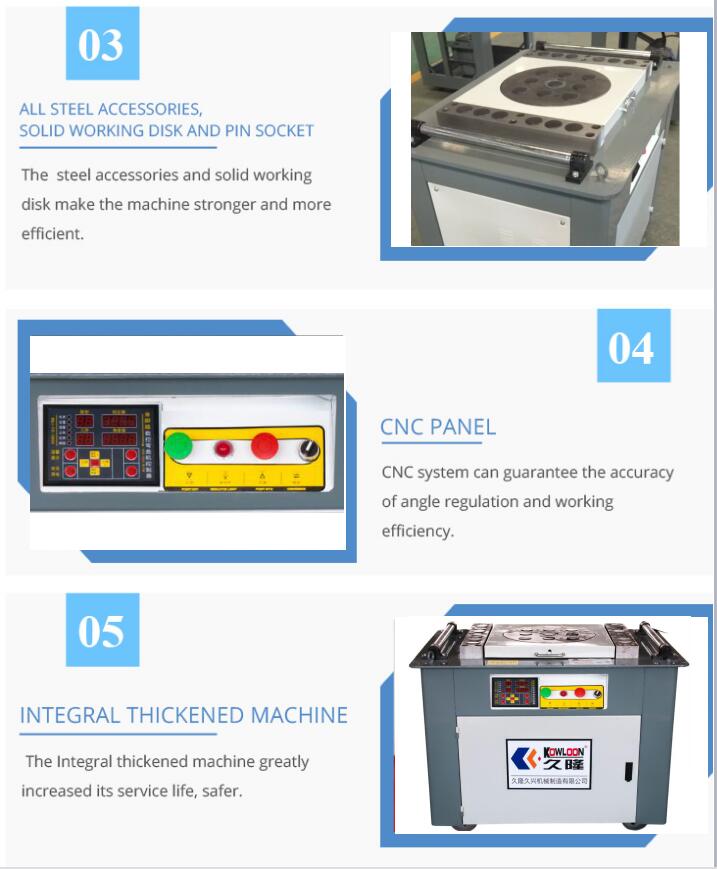 Manual metal bar bending machine