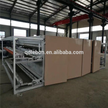Nonwoven soft wadding and glue free wadding machine production line