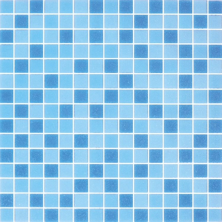 Square Vary Blue Color Glass Swimming Pool Mosaic Tile for Swimming Pool