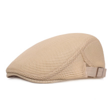 Breathable Summer Men's Mesh Flat Cap - Gatsby Newsboy Hat for Driving & Hunting