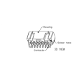 AW2013R-MX-XP 2.00mm Pitch 90 ° SMT Wafer Connector Series