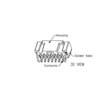 AW2013R-MX-XP 2.00mm Pitch 90 ° SMT Wafer Connector Series