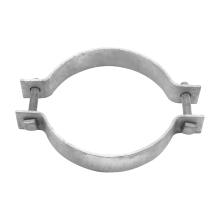 Hot dipped galvanized pole clamp for utility pole