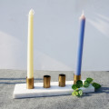 Metal & Marble stick Candle Holders