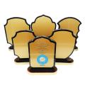 high quality luxury wooden award plaque