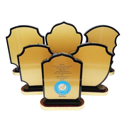 high quality luxury wooden award plaque