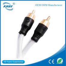 5M audio output cable anti-noise copper car speaker rca male cable