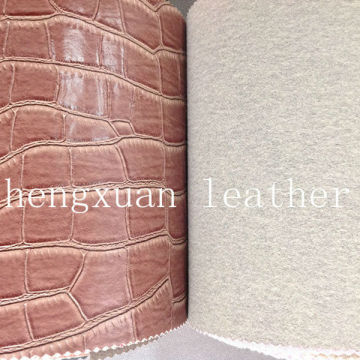 Peeling-Resistant Crocodile Imitation Bag Leather