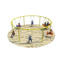 Round Garden Swing with Multi-Shape Chairs - High Quality