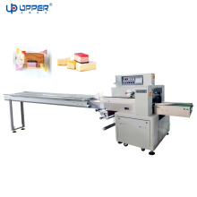 Sausage Doughnut Automatic Horizontal Flow Packaging Machine with Bottom Film Feed