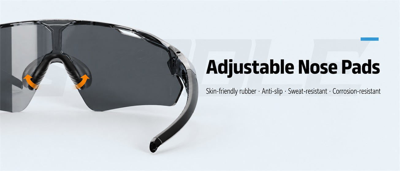 Wholesale Half Rim UV400 Lens Cycling Sunglasses ME2213-Adjustable Nose Pads Wholesale Half Rim UV400 Lens Cycling Sunglasses ME2213-Adjustable Nose Pads