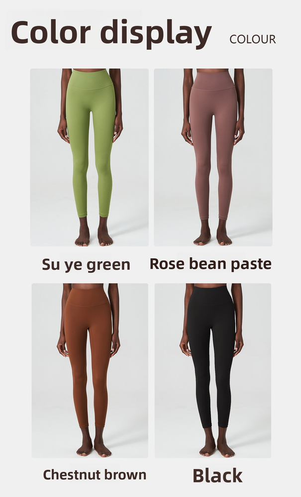 Женские брюки для йоги из спандекса и нейлона с высокой талией High Waisted Women Spandex Nylon Yoga Pants