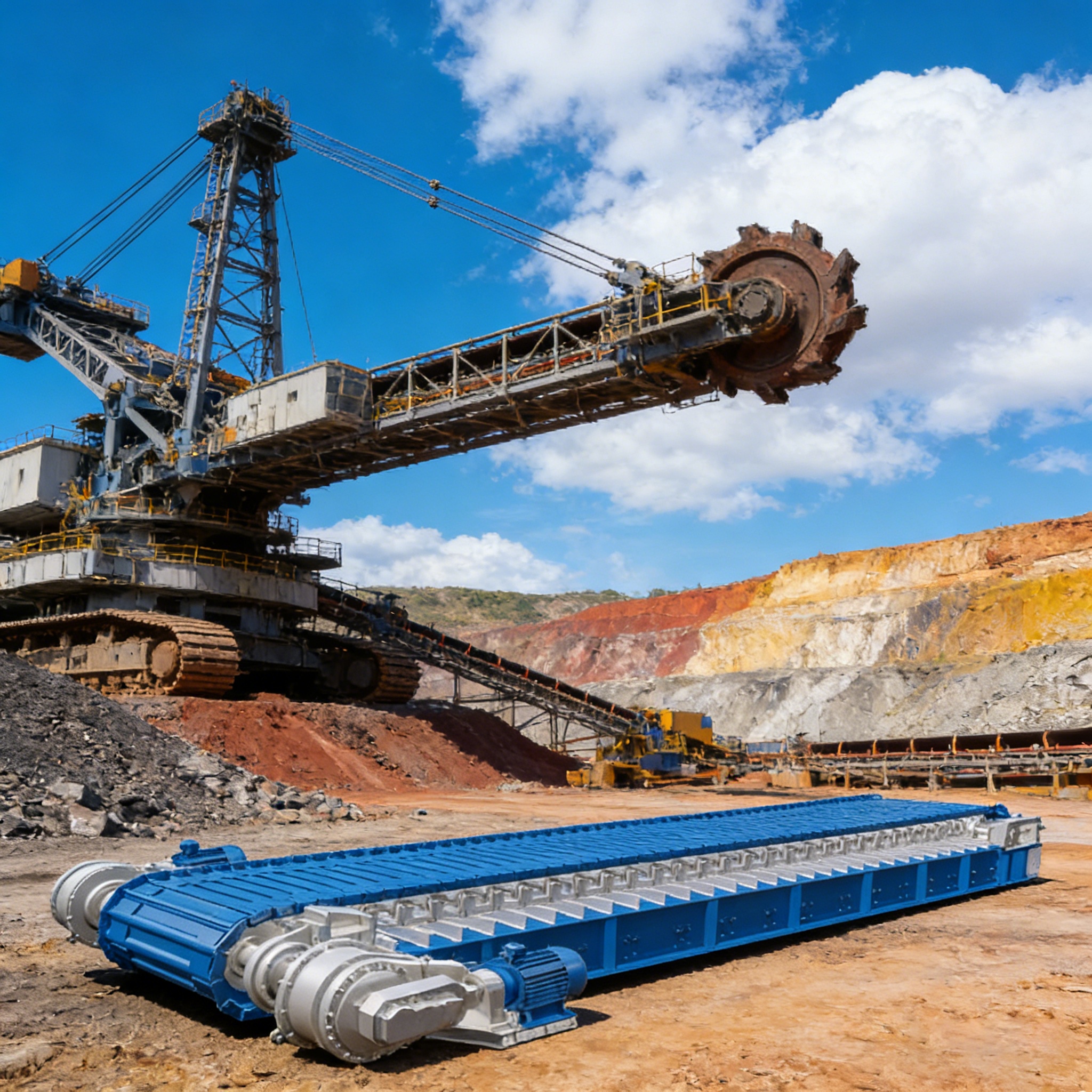 Pengumpan Apron Kapasitas Besar Large Capacity Apron Feeder