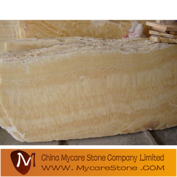 Honey onyx slab