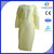 disposable polypropylene nonwoven yellow isolation gown