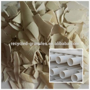 hot sale white and grey color pvc regrind pipe pvc window scrap