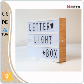 ABS material and rectangle shape cinematic light box