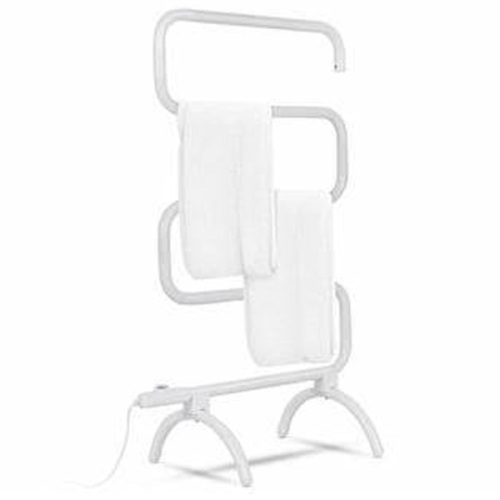 Towel heater with drying rack