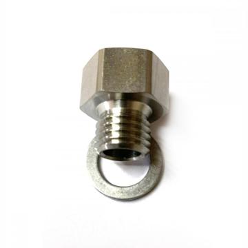 Fuel pressure gauge adapter connector