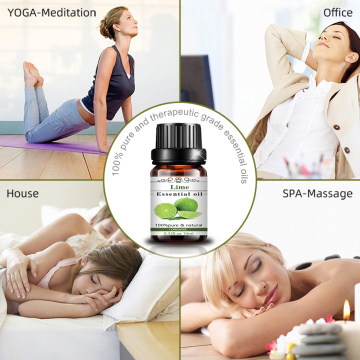 Best Quality Lime Essential Oil for Massage Aromatherapy