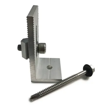 HQ Mount Aluminum PV L Feet Metal Roof Mounting Solar Bracket