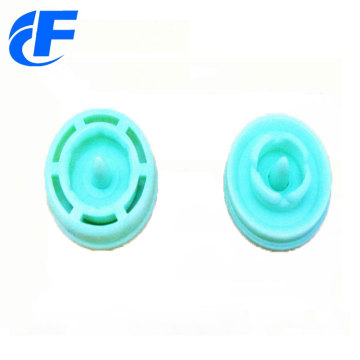 Recycled round shape plastic snap button for bag/cloth