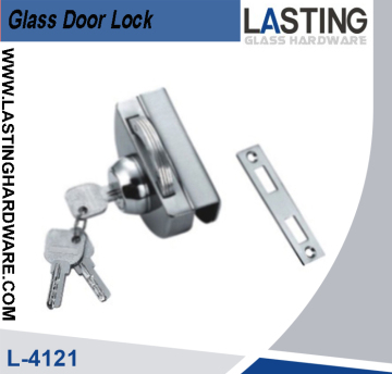 Glass Door Lock to Wall or Door Frame