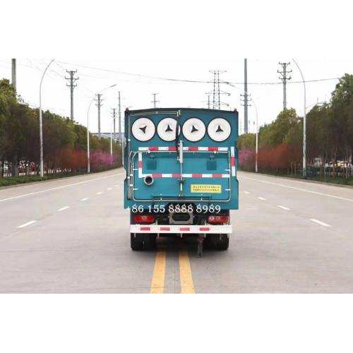 YUEJIN 4x2 road street dust vacuum washing truck