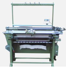 Semi auto flat knit machine