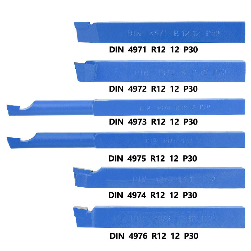 12mm Square Shank brazed holder 11 Pieces Lathe Tool holder Set tungsten Carbide Tipped Tool for metal