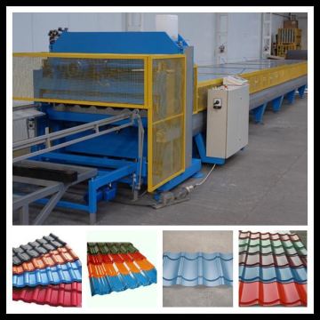 roofing glazed tile forming equipment, floor tile making machines